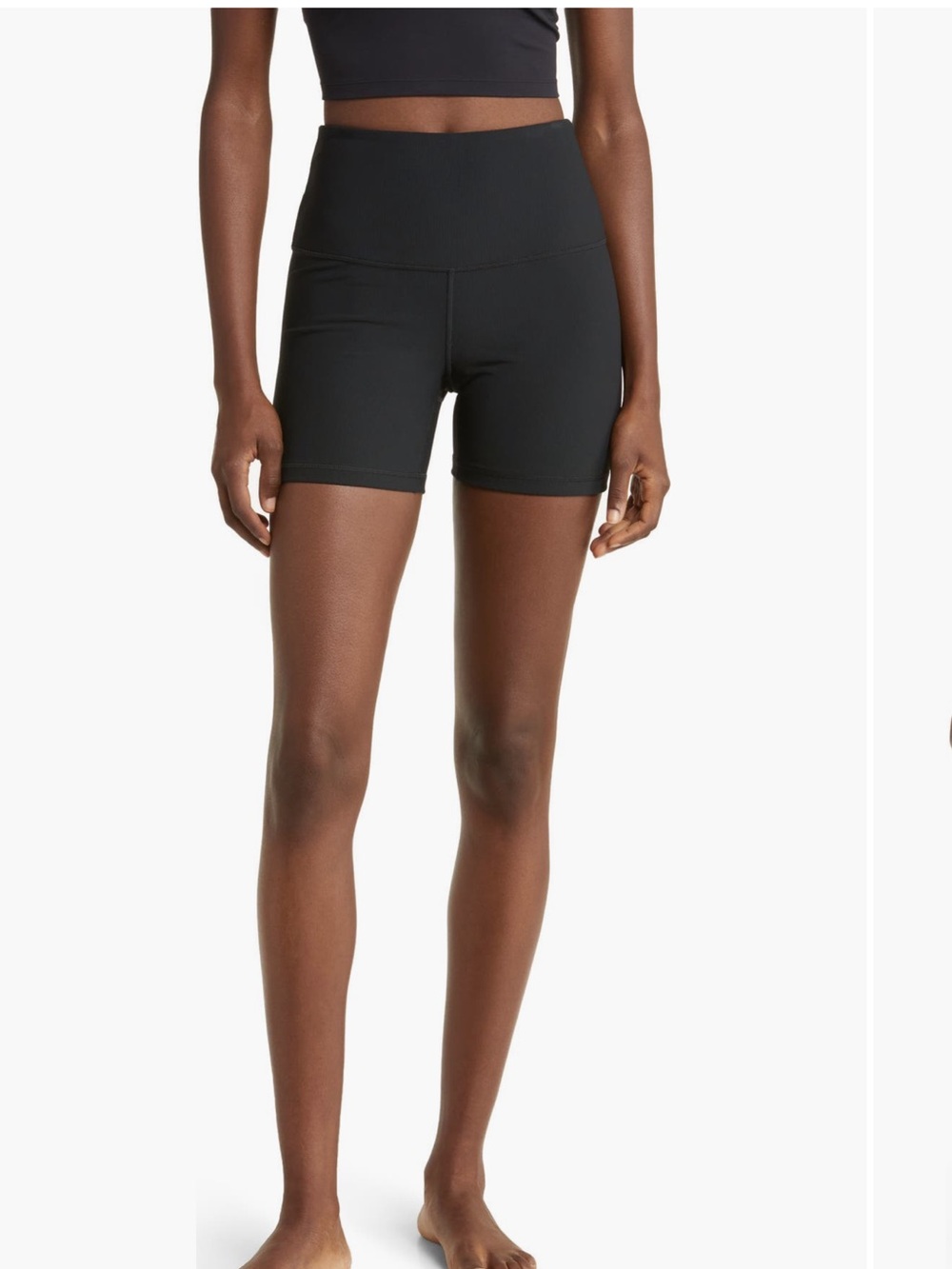 Zella Black High-Rise Bike Shorts